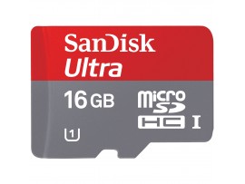 SanDisk Ultra microSDHC UHS-I Class 10 16GB